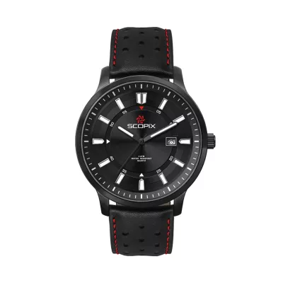 45mm, Black Metal Case, 3-Hand Mvt, Dte