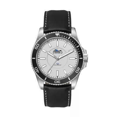 42.5mm, Ss, Silver Case, Bk Bezel, 3-Hand "Solar" Mvt