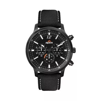 45mm, Black Metal Case, Chrono Mvt