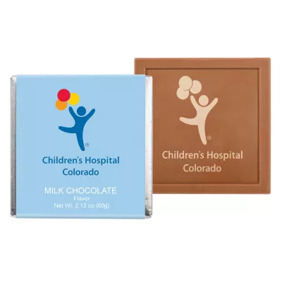 Etched Milk Chocolate Bar with Full color Band