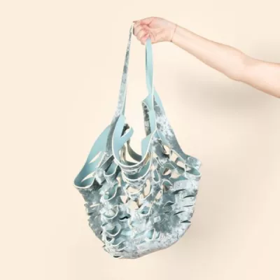 Seaside Velvet Neoprene Tote