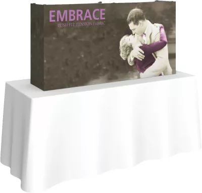 Embrace 5' Push-Fit Tabletop Display & Full Fitted Graphic