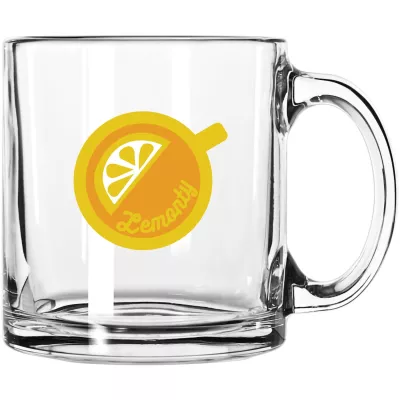 Glass Coffee Mug 13 oz.