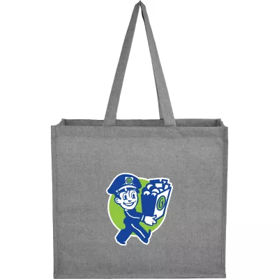 Laminated Cotton Shopper Tote