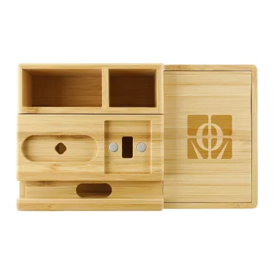 Bamboo Fast Wireless Charging Dock Station