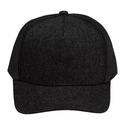 Recycled Cotton Canvas 5 Panel Mesh Back Ballcap