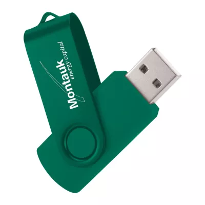 1GB Rotating 2 Tone Flash Drive