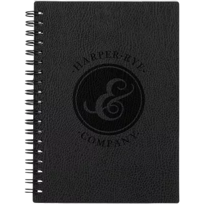 5" x 7" FSC ® Recycled Pebble Grain Spiral Journal