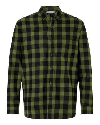 BOXERCRAFT Men's Flannel Long Sleeve Button Down Shirt
