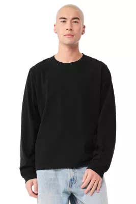BELLA+CANVAS® Unisex Heavyweight Garment-Dyed Long Sleeve Tee