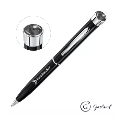 Garland® Patriot Aura Ballpoint Twist Pen - Chrome Accent