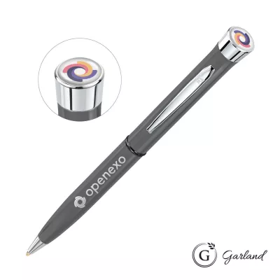 Garland® Recycled Custom Ballpoint Twist Pen - Chrome Accent