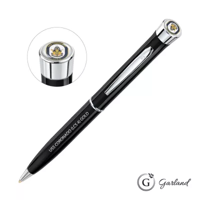 Garland® Patriot Custom Ballpoint Twist Pen - Chrome Accent