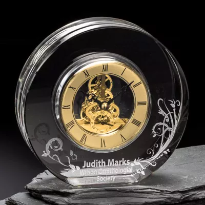 New York Clock - Gold