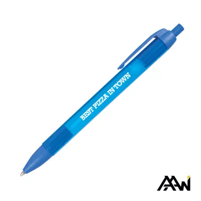 Widebody Pen w/Translucent Barrel - Matte Colored Accent