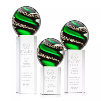 Zodiac Award on Dakota Base - Clear