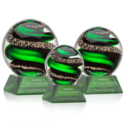 Zodiac Award on Sheffield Base - Green