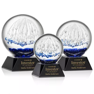 Starburst Award on Sheffield Base - Black