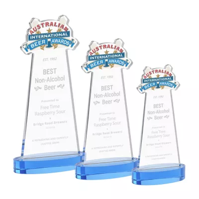 EdgeCraft Tapered Award on Alberton - Sky Blue (via Air)