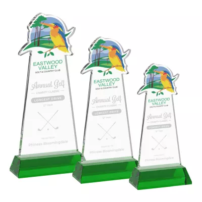 EdgeCraft Tapered Award on Hartford - Green (via Air)