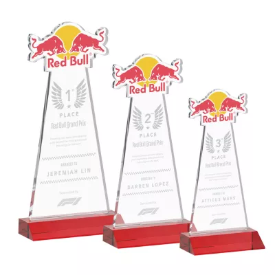 EdgeCraft Tapered Award on Mitered - Red (via Ocean)