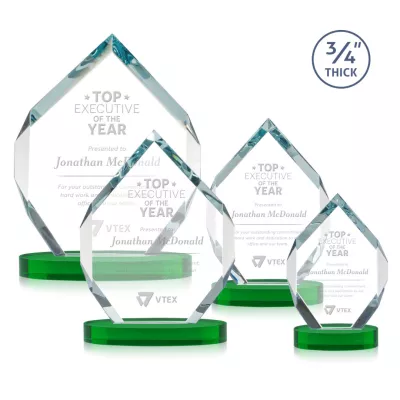 Royal Diamond Award on Alberton Base - Green