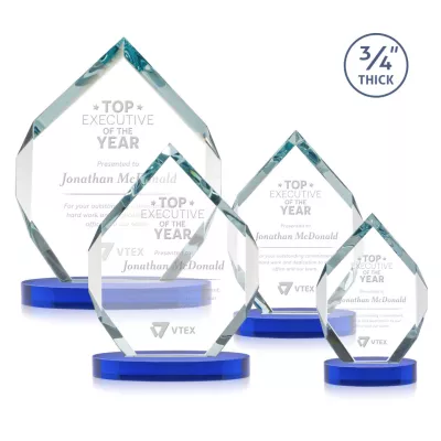 Royal Diamond Award on Alberton Base - Blue