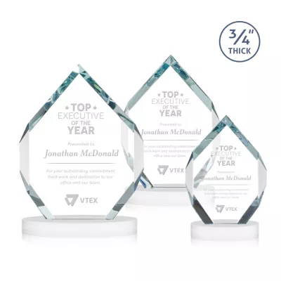 Royal Diamond Award on Alberton Base - White