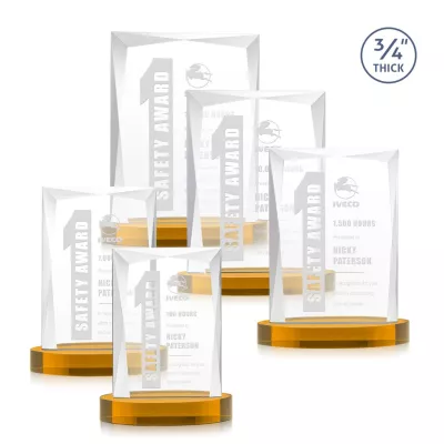 Messina Award on Alberton Base - Amber