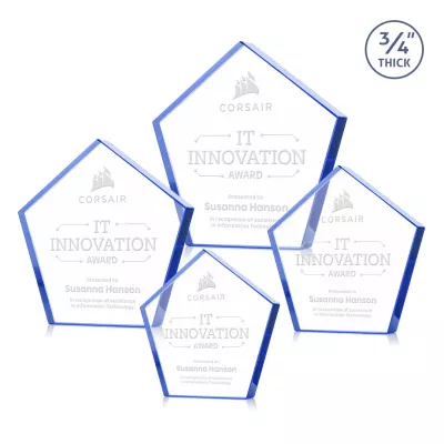 Belmar Pentagon Award - Blue