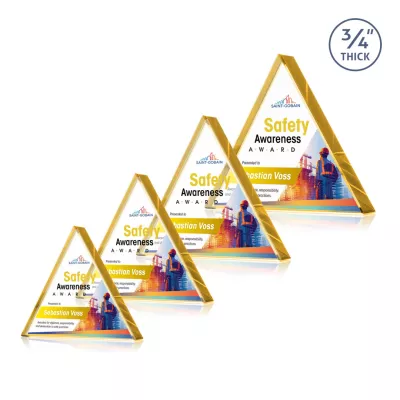 Adler Triangle VividPrint™ Award - Gold