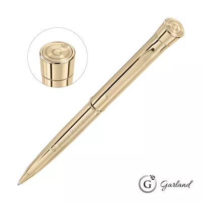 Garland® Signature Emblem Twist Ballpoint Pen - Gold