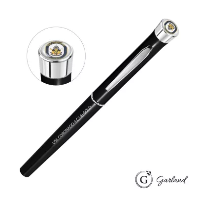 Garland® Color Custom Rollerball Pen - Chrome Accent