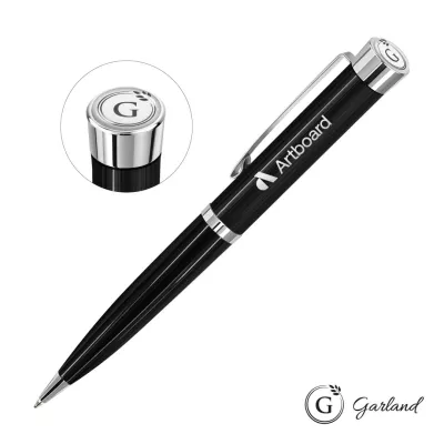 Garland® Executive Color Ballpoint Twist Pen - Chrome