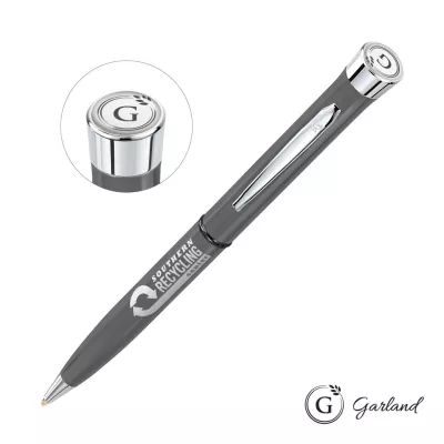 Garland® Recycled Ballpoint Twist Pen - Chrome Accent