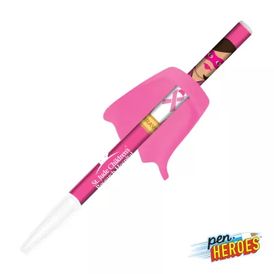 Pen Heroes™ Awareness Series Female w/Cape Pen