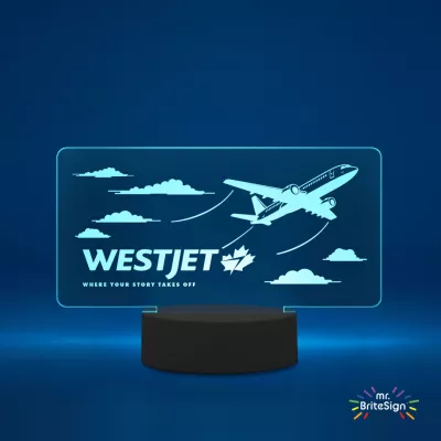 mr.BriteAward LED Acrylic Sign - Horiz