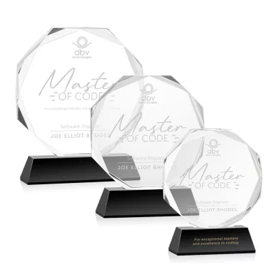 Acadian Award on Newhaven Base - Black