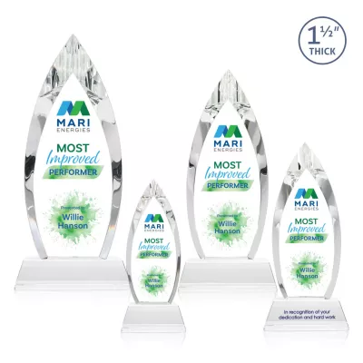 Fortier VividPrint™ Award on Entwhistle Base - Clear