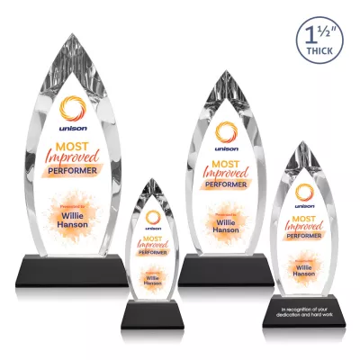 Fortier VividPrint™ Award on Entwhistle Base - Black