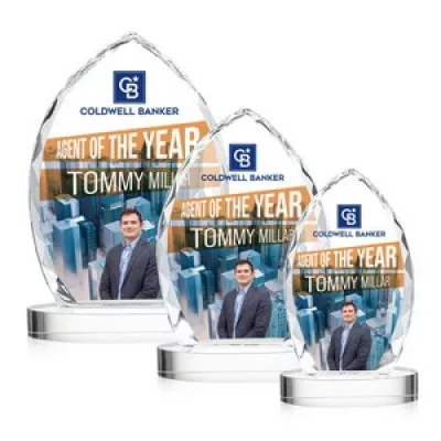 Wilton VividPrint™ Award on Alberton Base - Clear