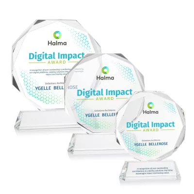 Acadian VividPrint™ Award on Newhaven Base - Clear