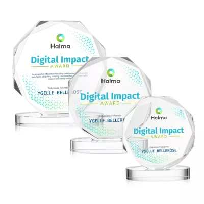 Acadian VividPrint™ Award on Alberton Base - Clear