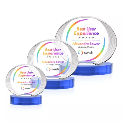 Sheraton VividPrint™ Award on Base - Sky Blue