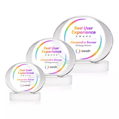Sheraton VividPrint™ Award on Base - White