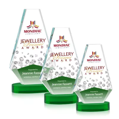 Kingsley VividPrint™ Award on Alberton Base - Green