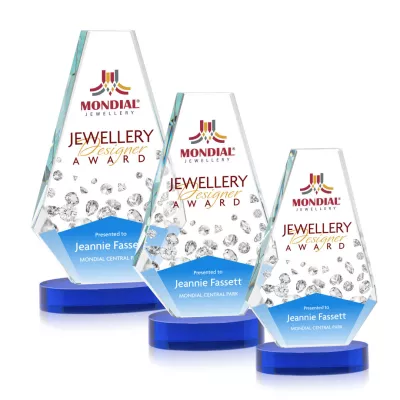 Kingsley VividPrint™ Award on Alberton Base - Blue