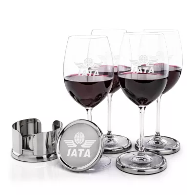 Baldoni Coasters & Blyth Wine Set