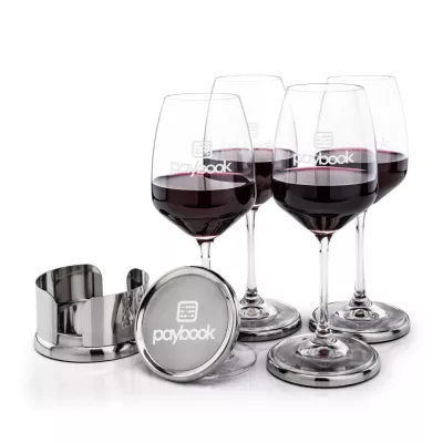 Baldoni Coasters & Oldham Wine Set