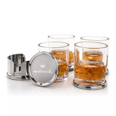 Baldoni Coasters & Heceta On-the-Rocks Set